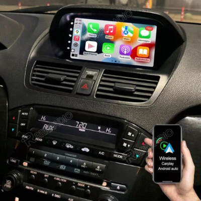 Radio estéreo para automóvil para Honda Acura MDX 2007-2013 Apple Carplay Android 14 GPS NAVEGACIÓN Foto 1 de 4