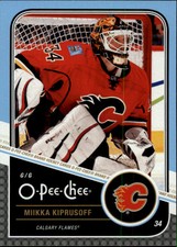 2011-12 O-Pee-Chee Calgary Flames Hockey Card #300 Miikka Kiprusoff