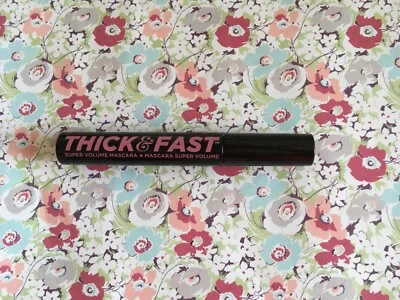 ●✿ SOAP AND & GLORY ●✿ THICK & FAST BLACK MASCARA ●✿ SUPER VOLUME ~ 10ml - Image 1 of 4