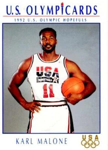 IMPULEL 1992 OLÍMPICOS DE EE. UU. BALONCESTO OLÍMPICO EQUIPO DE ENSUEÑO #13 KARL MALONE - Imagen 1 de 2