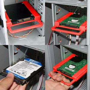 TRIXES SSD To HDD Mounting Adapter Bracket Hard Drive Holder 2.5" To 3.5" - Picture 1 of 6