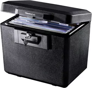 Fireproof Document Security Safe Files Safe Box w/ Key Lock 0.61 cu ft Fireproof - Bild 1 von 5
