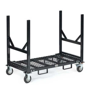Titan Attachments Mobile Industrial Bar Cradle Cart, Heavy-Duty Rolling Platform - Picture 1 of 7