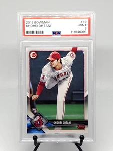 Shohei Ohtani RC 2018 Bowman #49 PSA 9 - Picture 1 of 2