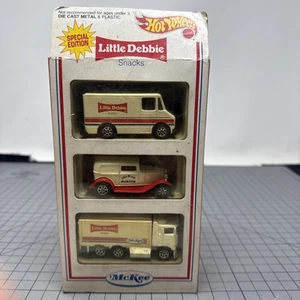 1994 Mattel McKee Hot Wheels Special Edition Little Debbie Snacks 3 Pack - Picture 1 of 5