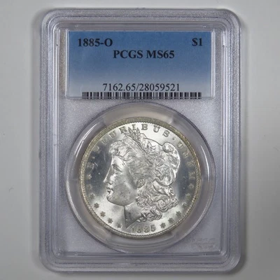 1885-O Morgan Silver Dollar - PCGS MS65 - Image 1 of 4