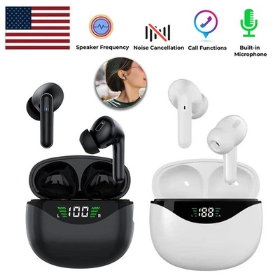 Auriculares inalámbricos TWS Bluetooth 5.3 con cancelación de ruido con estuche de carga Foto 1 de 4