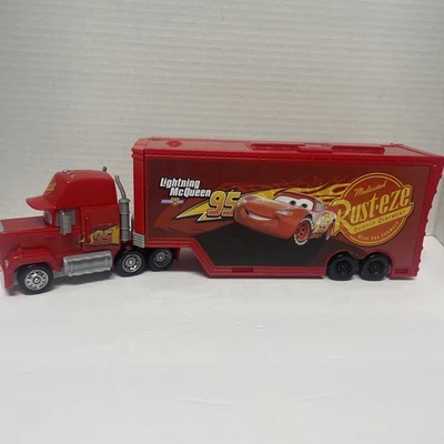 Disney Pixar Cars Transforming Mack Juego Rayo McQueen Guido Foto 1 de 4