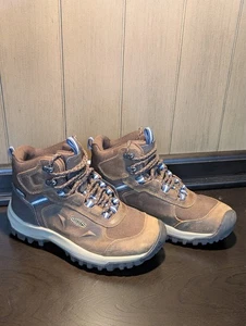 Keen Stiefel Damen Größe 6 Basin Ridge Wandern braun Leder - Bild 1 von 8