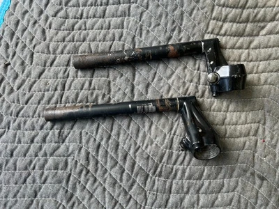 Manillar con clip izquierdo y derecho Honda VTR 250 1988 89 90 Interceptor  Foto 1 de 2