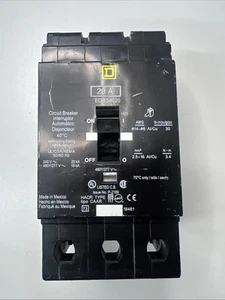 Disyuntor Square D EDB34020 20A 3 polos atornillado - Imagen 1 de 7