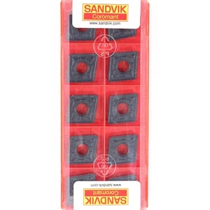 10 SANDVIK CNMG 120412-PR - Grade 4215 CNC Lathe Coated Carbide Turning Inserts - Picture 1 of 9