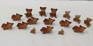 Hagen-Renaker 11 Bear Cubs 2 Little Brother y 3 Big Brother Bears - Juego de 16 - Imagen 1 de 2