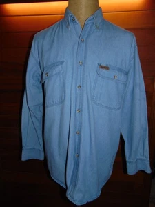 Vintage Five Brother Denim Shirt Size Medium USA Made - Picture 1 of 6