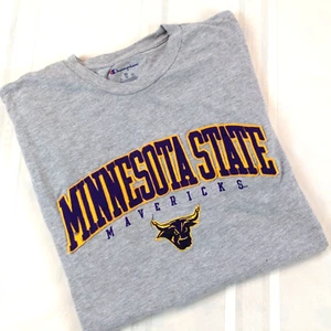 MINNESOTA STATE MANKATO Embroidered Crew Neck Short Sleeve T-Shirt Damen XL - Bild 1 von 8