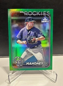Jack Mahoney - Green Foil #/99 - 2024 Topps Pro Debut MLB - Bild 1 von 2