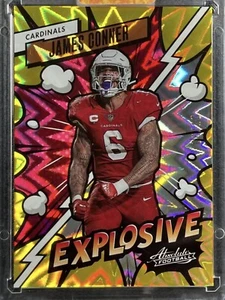 JAMES CONNER 2023 PANINI ABSOLUTE #22 EXPLOSIVE GOLD 08/10 - Picture 1 of 2