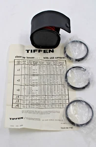 Tiffin 52mm close-up lens set +1 +2 +4 with case AWESOME shape!! Free Shipping - Picture 1 of 14