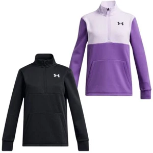 Under Armour Girls' Armour Fleece® ½ Zip Hoodie 1386522 - Picture 1 of 1
