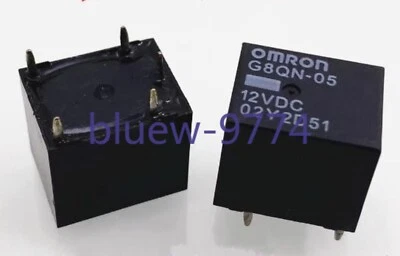 3PCS NEW Omron G8QN-05 12VDC Automotive Electromagnetic Relay - Image 1 of 3