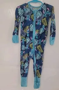 Little Sleepies Zip Up One Peace! Pigiama bambù punto Disney 12/18 m - Foto 1 di 11