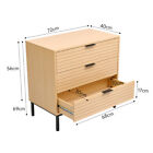2 Door TV Stand Cabinet Unit/ Drawer Bedside Table Living Room Bedroom Furniture