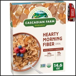 Cereal orgánico de fibra matutina abundante Cascadian Farm, sin OGM, 14,6 oz, envío rápido - Imagen 1 de 5