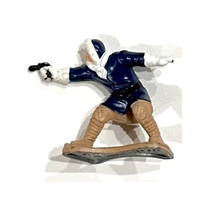 Micro boneco Han Solo Firing in Hoth - Star Wars Vintage 1982 metal fundido - Imagem 1 de 2