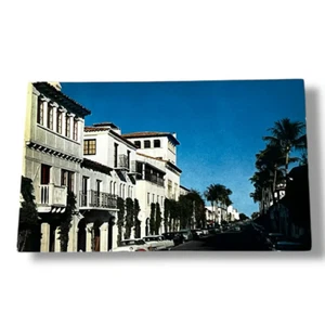 AK Worth Avenue Shopping Mekka Palm Beach Florida alte Autos Chrom D288 - Bild 1 von 2