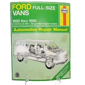 Haynes 36094 Automotive Repair Manual Ford Full-Size Vans 1992-95 E-150 - E-350 - Picture 1 of 9