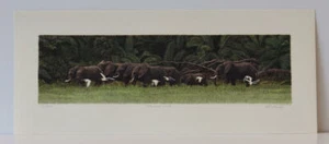 DENNIS CURRY - Elephant Walk - 1996, Lithographie - Bild 1 von 4