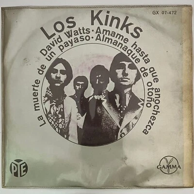 LOS KINKS - VOL. 9 - 1968 MEXICAN 7" EP PS, PINK RING WEAR ON BACK COVER, MOD - Image 1 of 4