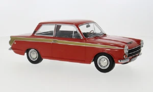 Ford Lotus Cortina MK I de 1966 rouge au 1/18 de Model Car Group MCG MCG18532 - Imagen 1 de 1