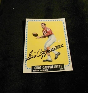 1964 Topps Gino Cappelletti Autograph Auto Oversize 5x3 print - Picture 1 of 4