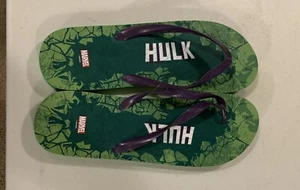 Loot Crate Exclusive Marvel Incredible Hulk Men’s Flip Flops Thongs Sandals XL - Picture 1 of 1