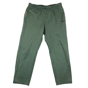 Nike Dri-Fit Softshell Pants Green Mens XXL Athletic Comfort Elastic Waist - Picture 1 of 11