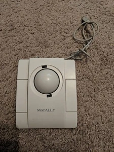 Macally Trackball gray grey mouse serial no 4115747 NICE UNTESTED - Picture 1 of 2