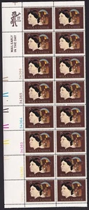 Scott #1487 Willa Cather Plate Block Of 16 Stamps - MNH - Picture 1 of 1