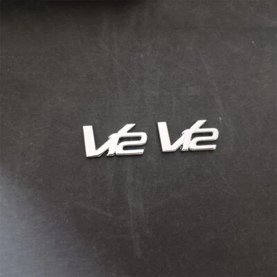 Aston martin V12 Metal Emblem Badge Set AD23-43548-DA - Image 1 of 3