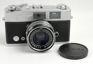 Macchina fotografica a telemetro pellicola 35mm Konica Auto S2 anni 60 - Foto 1 di 5