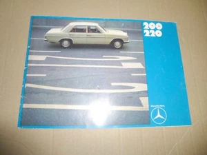 Alt: Mercedes Benz 200 220 Prospekt 8/1969 - anschauen - Bild 1 von 1