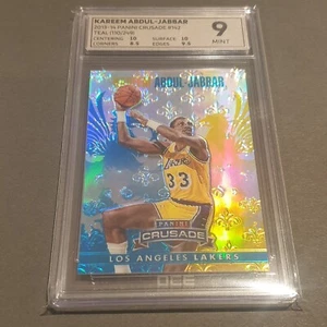 2013-14 Crusade Kareem Abdul-Jabbar Teal Parallel #ed/249 - Lakers - OCE 9 como nuevo - Imagen 1 de 1