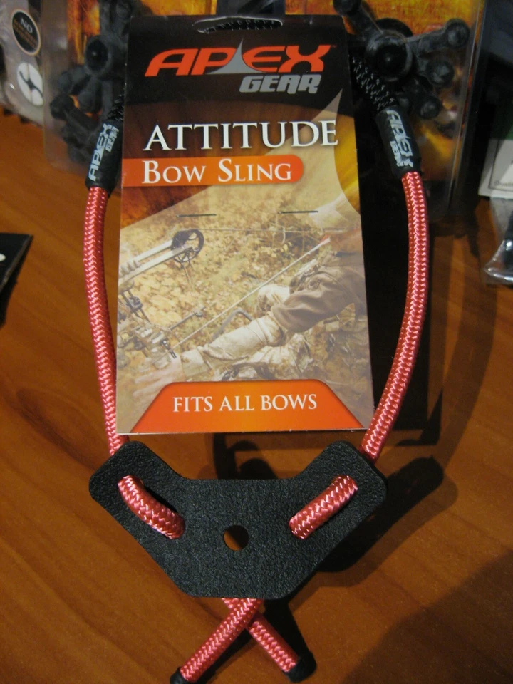 Eslinga de arco Apex Gear Attitude rosa y negro para todos los arcos TruGlo tiro con arco AG441PB Foto 1 de 4