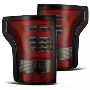 LED Tail Lights Red Smoked For 2015-2020 Ford F150 Without Blind Spot Sensor - Foto 1 di 8