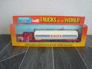 RARE ERTL TRUCKS OF THE WORLD 1414 INTERNATIONAL EAGLE WITH TANKER MIB - Picture 1 of 3