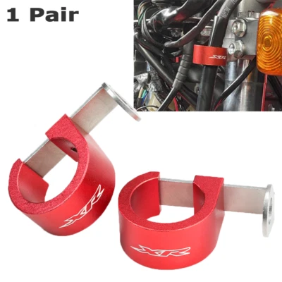 Soporte de abrazadera guía de línea de cable de manguera de freno delantero para HONDA XR 250L 250R 250 Motard Foto 1 de 4