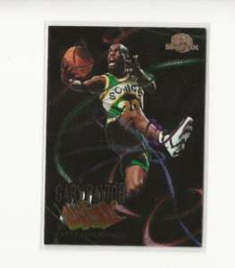 1995-96 SkyBox Premium Kinetic Supersonics Basketball Card K9 Gary Payton NBA