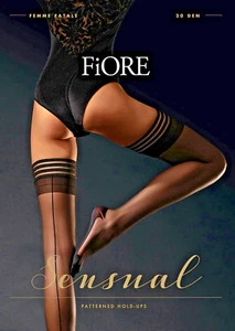 Elegante 20DEN Halterlose Strümpfe S-2XL Damen Nylons Stockings Femme Fatale - Bild 1 von 6