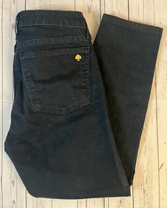 Kate Spade Broome Street Cropped Jeans Womens Size 27 Blue Denim Skinny Low Rise - Picture 1 of 9