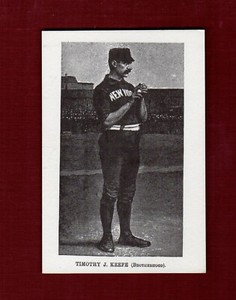 TIM KEEFE, New York Giants PL | 1890 Harpers Weekly woodcut TCMA 1973 REPRINT